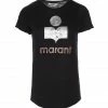 ISABEL MARANT ÉTOILE Tee-shirt Koldi Lin Noir Argenté Rose -Boutique MAJESTIC FILATURES unnamed file 4278
