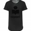 ISABEL MARANT ÉTOILE Tee-shirt Koldi Logo Lin Noir 2 ISABEL MARANT ÉTOILE Tee-shirt Koldi Logo Lin Noir -Boutique MAJESTIC FILATURES unnamed file 4282
