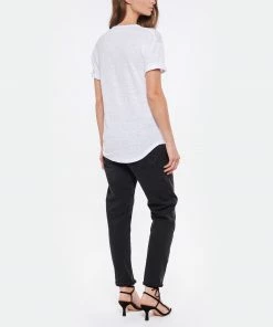 ISABEL MARANT ÉTOILE Tee-shirt Koldi Lin Blanc Noir 12 ISABEL MARANT ÉTOILE Tee-shirt Koldi Lin Blanc Noir -Boutique MAJESTIC FILATURES unnamed file 4292