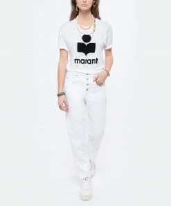 ISABEL MARANT ÉTOILE Tee-shirt Koldi Lin Blanc Noir 13 ISABEL MARANT ÉTOILE Tee-shirt Koldi Lin Blanc Noir -Boutique MAJESTIC FILATURES unnamed file 4293