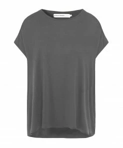 Boutique MAJESTIC FILATURES 36 MARGAUX LONNBERG Tee-shirt Marlow Gris
