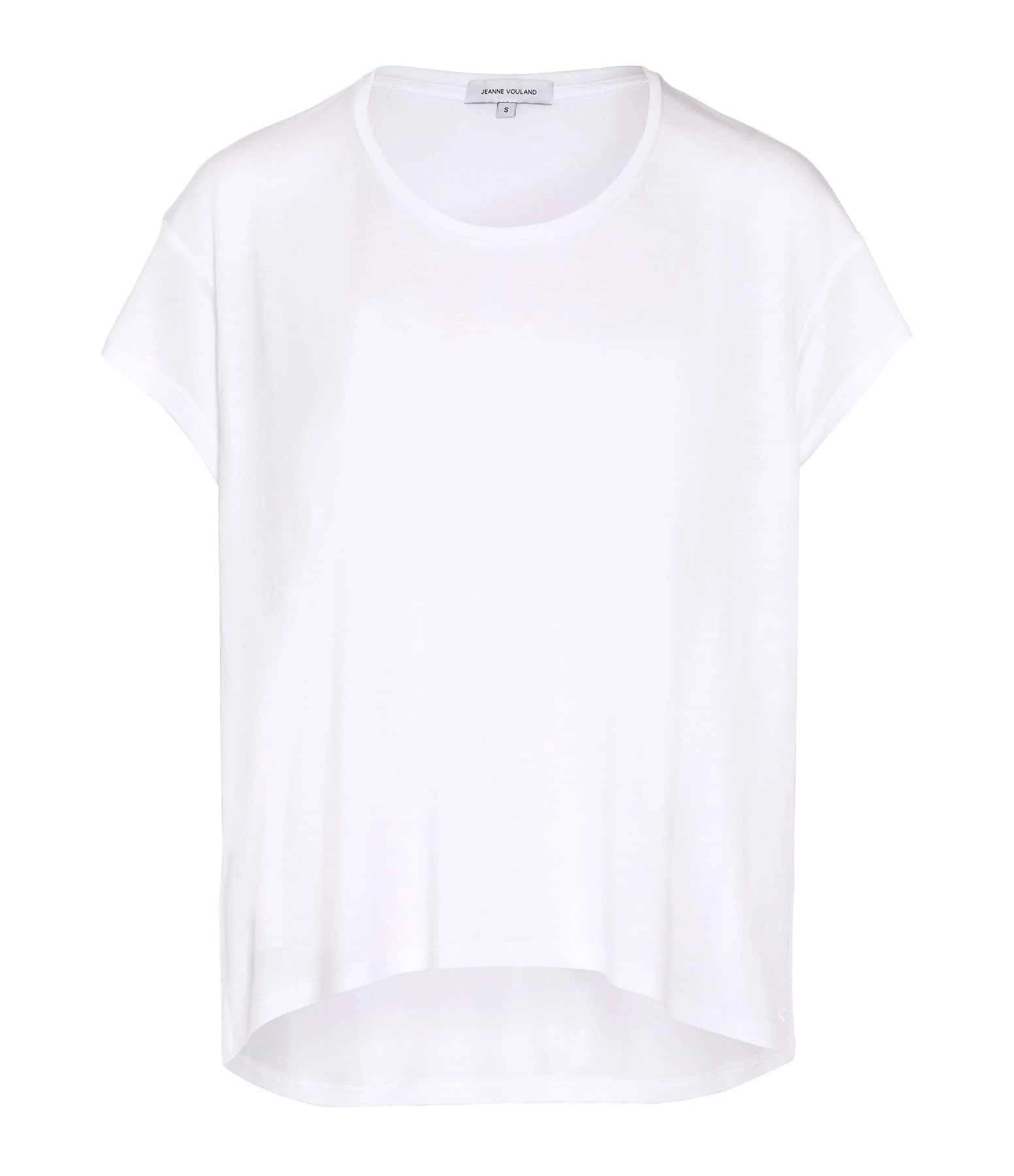 JEANNE VOULAND Tee-shirt Bach Col Rond Lyocell Blanc 3 JEANNE VOULAND Tee-shirt Bach Col Rond Lyocell Blanc