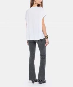 JEANNE VOULAND Tee-shirt Bach Col Rond Lyocell Blanc 16 JEANNE VOULAND Tee-shirt Bach Col Rond Lyocell Blanc -Boutique MAJESTIC FILATURES unnamed file 4316