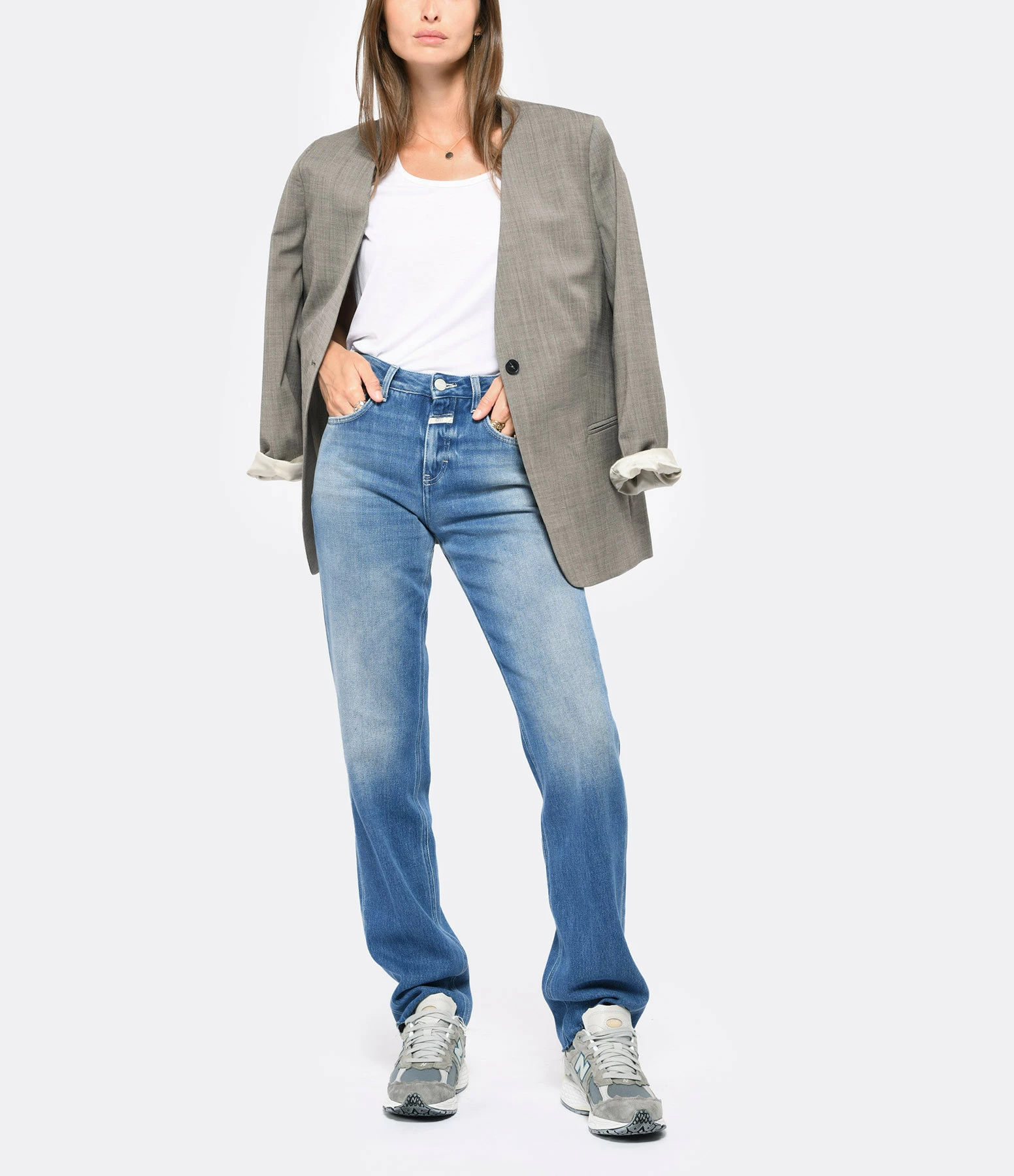 JEANNE VOULAND Tee-shirt Bach Col Rond Lyocell Blanc 9 JEANNE VOULAND Tee-shirt Bach Col Rond Lyocell Blanc – Image 7
