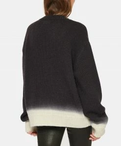 HALFBOY Pull Crew Over Tie & Dye Laine Noir -Boutique MAJESTIC FILATURES unnamed file 434