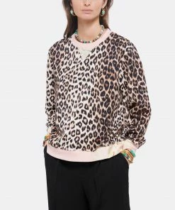 LA PRESTIC OUISTON Pull Harris Coton Imprimé Panthère -Boutique MAJESTIC FILATURES unnamed file 471