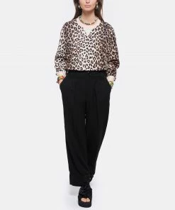 LA PRESTIC OUISTON Pull Harris Coton Imprimé Panthère -Boutique MAJESTIC FILATURES unnamed file 472