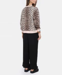 LA PRESTIC OUISTON Pull Harris Coton Imprimé Panthère -Boutique MAJESTIC FILATURES unnamed file 473