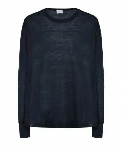 CT PLAGE Pull Lin Bleu Navy