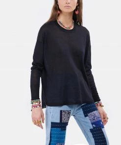 CT PLAGE Pull Lin Bleu Navy -Boutique MAJESTIC FILATURES unnamed file 480