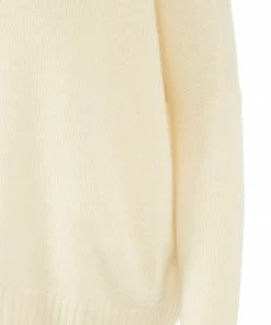 KUJTEN Pull Amélie Col Rond Cachemire Blanc -Boutique MAJESTIC FILATURES unnamed file 489