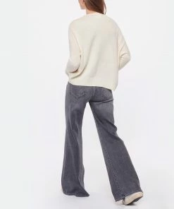 KUJTEN Pull Amélie Col Rond Cachemire Blanc -Boutique MAJESTIC FILATURES unnamed file 492