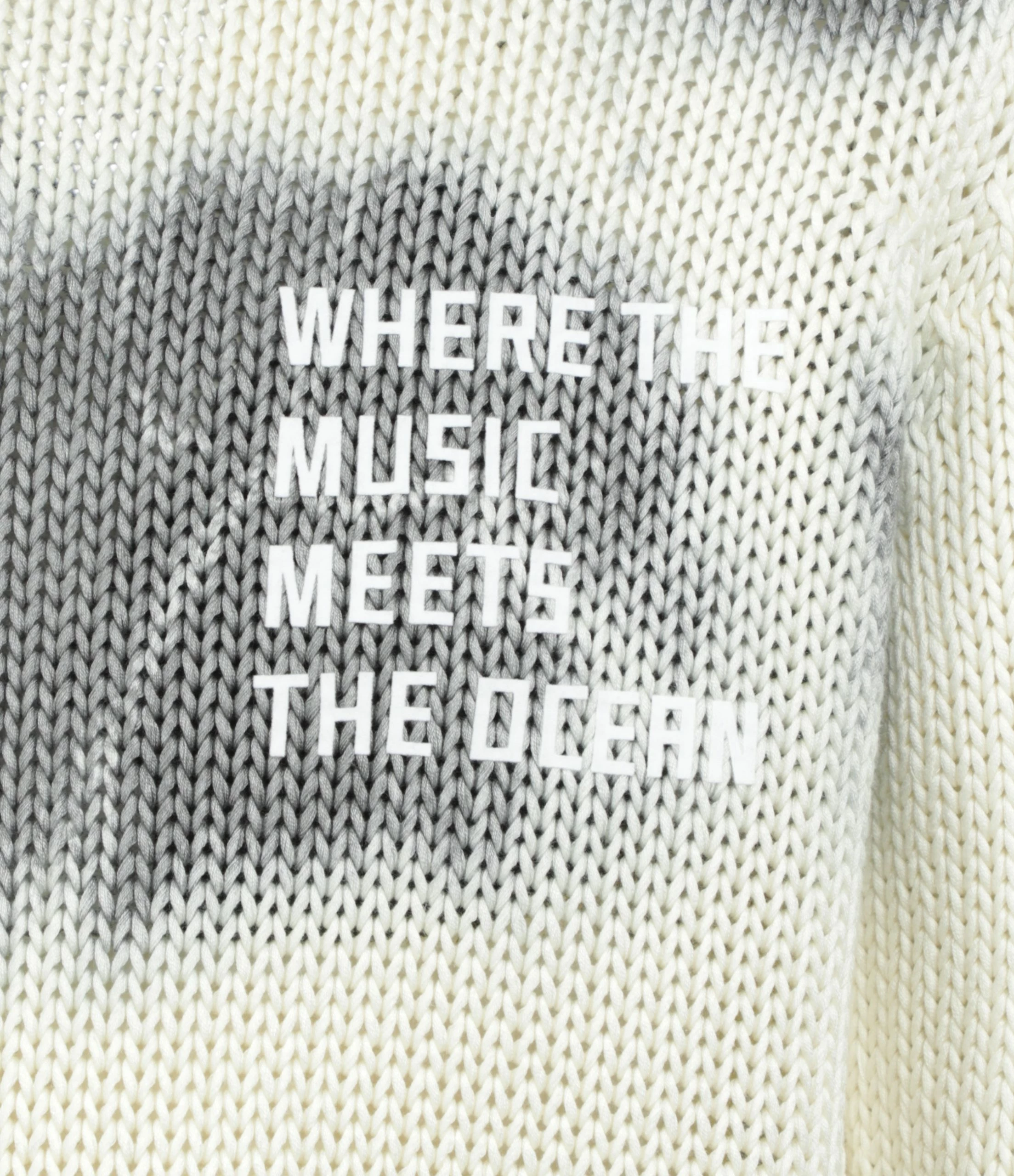 GOLDEN GOOSE Sweatshirt Coton Tie & Dye Blanc Gris 4 GOLDEN GOOSE Sweatshirt Coton Tie & Dye Blanc Gris – Image 2