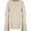 LOULOU STUDIO Pull Votna Cachemire Beige -Boutique MAJESTIC FILATURES unnamed file 513