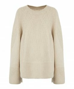 LOULOU STUDIO Pull Votna Cachemire Beige