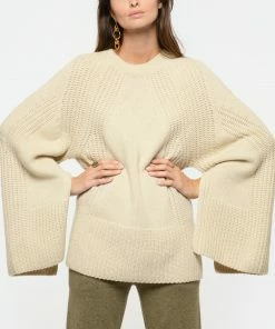 LOULOU STUDIO Pull Votna Cachemire Beige -Boutique MAJESTIC FILATURES unnamed file 515