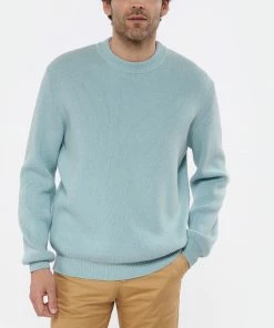 GOLDEN GOOSE Pull Homme Journey Coton Bleu -Boutique MAJESTIC FILATURES unnamed file 520