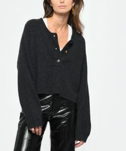 LOULOU STUDIO Pull Badura Cachemire Noir -Boutique MAJESTIC FILATURES unnamed file 525