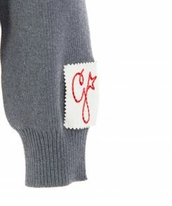 GOLDEN GOOSE Pull Homme Coton Gris Foncé -Boutique MAJESTIC FILATURES unnamed file 530