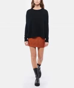 KUJTEN Pull Amélie Col Rond Cachemire Noir -Boutique MAJESTIC FILATURES unnamed file 558