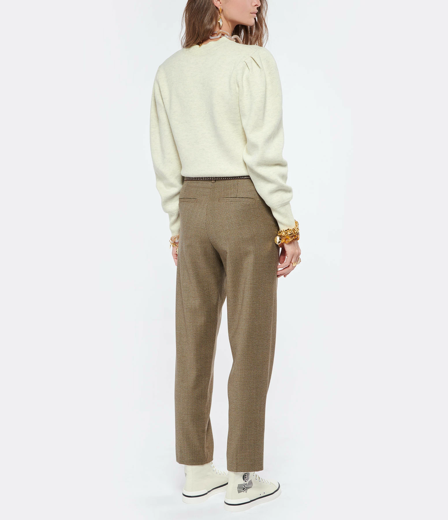 ISABEL MARANT ÉTOILE Pull Kelaya Coton Écru 7 ISABEL MARANT ÉTOILE Pull Kelaya Coton Écru – Image 5