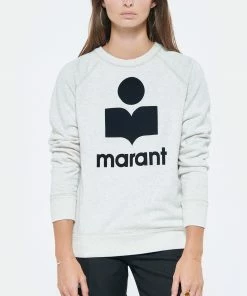ISABEL MARANT ÉTOILE Sweatshirt Milly Coton Écru -Boutique MAJESTIC FILATURES unnamed file 592