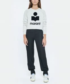ISABEL MARANT ÉTOILE Sweatshirt Milly Coton Écru -Boutique MAJESTIC FILATURES unnamed file 593