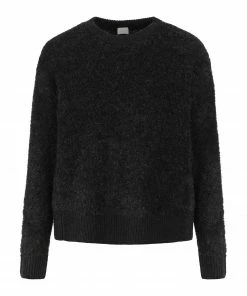 CT PLAGE Pull Laine Alpaga Gris