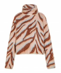 FORTE_FORTE Pull Los Andes Jacquard Rose