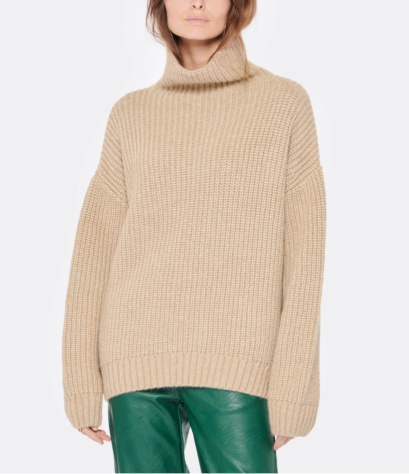 ANINE BING Pull Sydney Alpaga Beige 5 ANINE BING Pull Sydney Alpaga Beige – Image 3