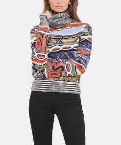 MISSONI Pull Col Montant Laine Multicolore -Boutique MAJESTIC FILATURES unnamed file 646