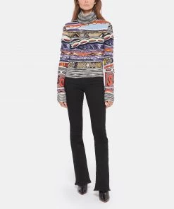 MISSONI Pull Col Montant Laine Multicolore -Boutique MAJESTIC FILATURES unnamed file 647