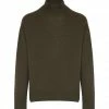 MAJESTIC FILATURES Pull Col Montant Laine Cachemire Kaki -Boutique MAJESTIC FILATURES unnamed file 669