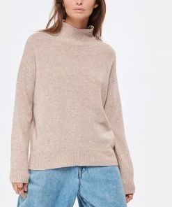 MAJESTIC FILATURES Pull Col Montant Laine Cachemire Ficelle -Boutique MAJESTIC FILATURES unnamed file 676