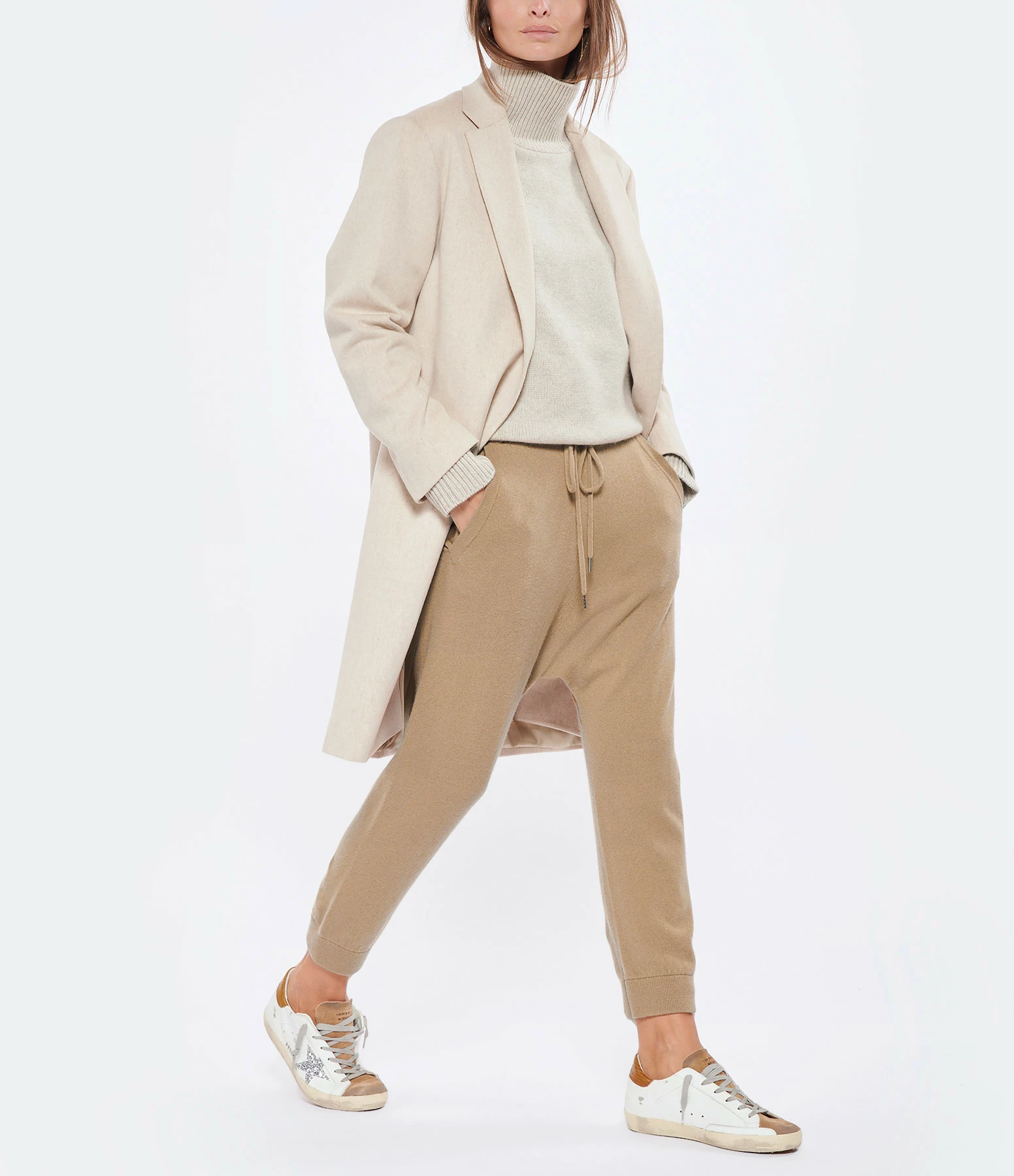 KUJTEN Pull Ulla Col Cheminé Oversize Cachemire Avoine 8 KUJTEN Pull Ulla Col Cheminé Oversize Cachemire Avoine – Image 6