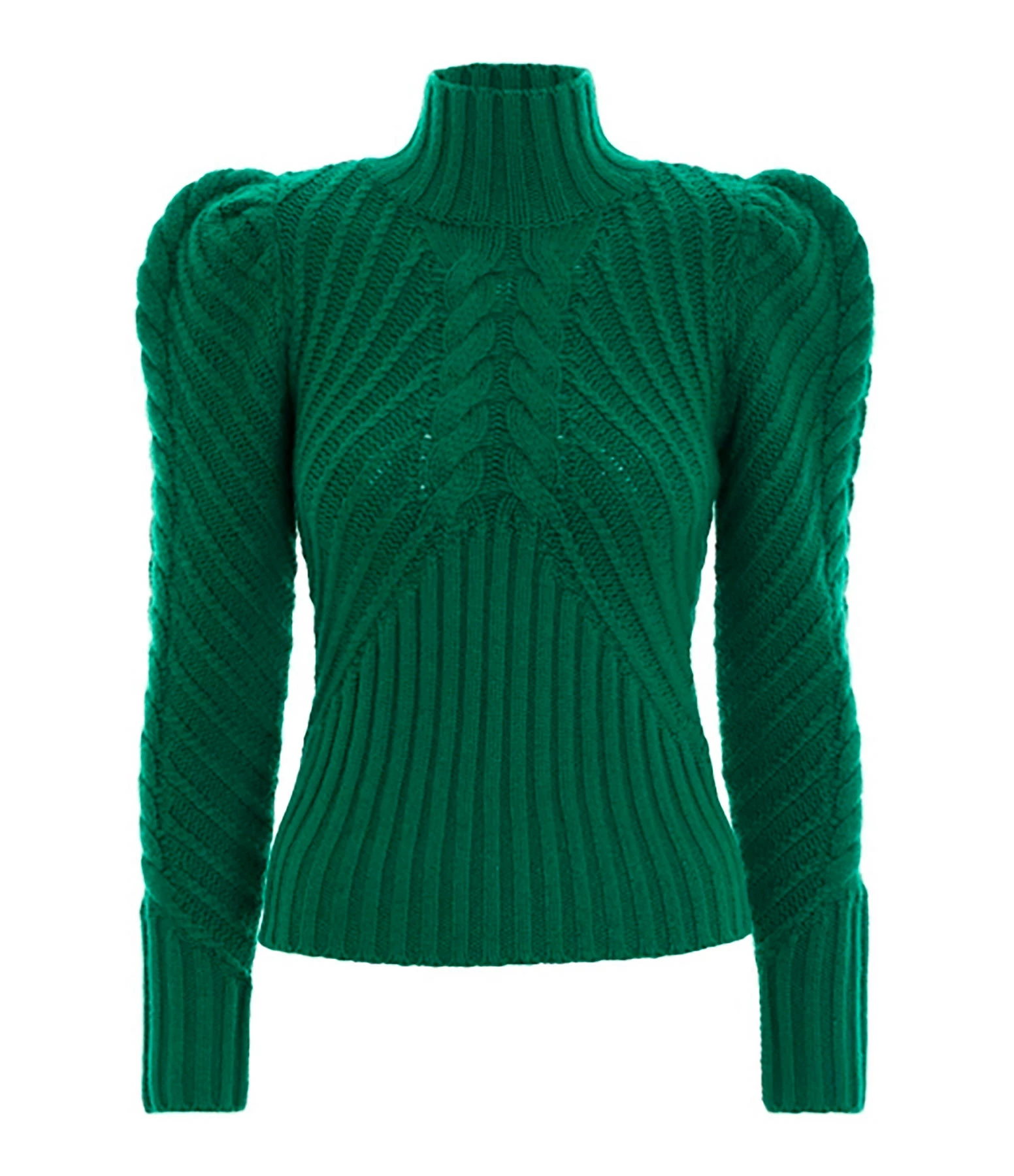 ZIMMERMANN Pull Col Roulé Cachemire Vert Forêt 3 ZIMMERMANN Pull Col Roulé Cachemire Vert Forêt