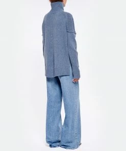 ZADIG & VOLTAIRE Pull Alma Amour Laine Bleu Denim -Boutique MAJESTIC FILATURES unnamed file 783
