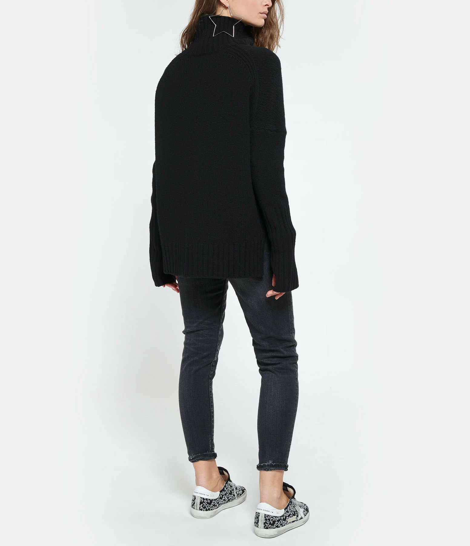 ZADIG & VOLTAIRE Pull Alma R&R Laine Noir 7 ZADIG & VOLTAIRE Pull Alma R&R Laine Noir – Image 5