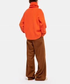 MADE IN TOMBOY Pull Ely Col Roulé Laine Orange -Boutique MAJESTIC FILATURES unnamed file 793
