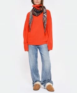 MADE IN TOMBOY Pull Ely Col Roulé Laine Orange -Boutique MAJESTIC FILATURES unnamed file 795