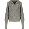 MES DEMOISELLES Pull Jerry Laine Col Montant Gris -Boutique MAJESTIC FILATURES unnamed file 806