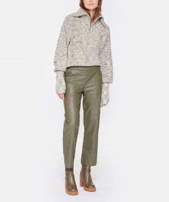 MES DEMOISELLES Pull Jerry Laine Col Montant Gris -Boutique MAJESTIC FILATURES unnamed file 811