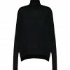 CT PLAGE Pull Col Montant Soie Cachemire Noir -Boutique MAJESTIC FILATURES unnamed file 870