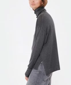CT PLAGE Pull Col Montant Soie Cachemire Gris 10 CT PLAGE Pull Col Montant Soie Cachemire Gris -Boutique MAJESTIC FILATURES unnamed file 878