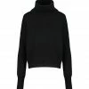 ROBERTO COLLINA Pull Col Roulé Laine Noir -Boutique MAJESTIC FILATURES unnamed file 882