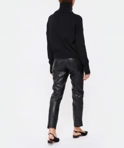 ROBERTO COLLINA Pull Col Roulé Laine Noir -Boutique MAJESTIC FILATURES unnamed file 886