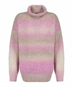 VANESSA BRUNO Pull Col Roulé Serafina Alpaga Rose