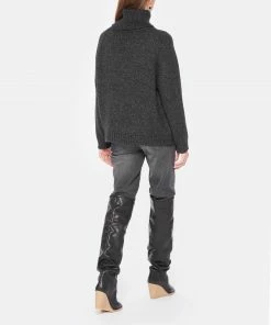 MAEVY MOUVEMENT LIBRE Pull Style Col Roulé Laine Noir -Boutique MAJESTIC FILATURES unnamed file 912