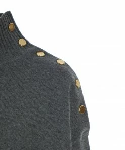 KUJTEN Pull Pinko Col Roulé Cachemire Gris Flanelle -Boutique MAJESTIC FILATURES unnamed file 933