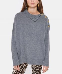 KUJTEN Pull Pinko Col Roulé Cachemire Gris Flanelle -Boutique MAJESTIC FILATURES unnamed file 934